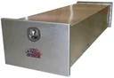 A-PE51 Aluminum Semi Trailer Super Heavy Duty Panel Boxes All Smooth Finish Drop Open Single Doors and DT-T-Handle Locks