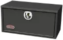 Steel Underbody Truck Trailer Toolboxes, Service Toolboxes - 14g Heavy Duty Single Drop Open Door with Dolphin Tail T-Handle Lock and Powder Coated Finish - S-SR41 Series