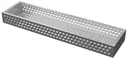 A-OT51 Aluminum Open Top Tray with Solid Bottom Floor and all Smooth Finish