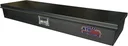 S-TM41 - Steel Top Mount Compartment Toolbox Heavy Duty Top Open Single and Double Lid with Gas Springs, Single Lift Handle Lock and Partitioned Dividers and Powder Coated Texture Finish
