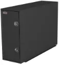 S-CP45 - 14g Steel Heavy Duty Truck Cross-Pack Backpack Truck Boxes, Straight Bottom, Both End Single Side Open Doors with Gas Springs & DT-Handle Locks, Built-in Frame Mounting Rails.