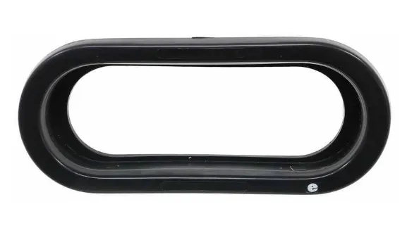 [TAG62-G] TAL62 Oval Stop/Tail/Turn 6" x 2" 6-LED Vertical Lamp with Tri-Pole Connector, Grommet Mt and TAG62 Grommets (4" Round Grommet)