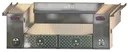 A-BS Series - Aluminum Complete Truck Bed Toolbox for Pickup Truck Beds - Both Side Pull-Out Tool Storage and Center Double Pullout Drawers with Removable Dividers.