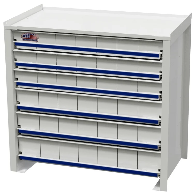 S-IK31 - 16g Steel Drawer Insert Kit with Removable Dividers, Heavy Duty, Rubber Floor Mats, Drawer Locks and Powder Coated MX White Finish