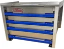 A-IK41 - .090 Aluminum Drawer Insert Kit with Removable Dividers, Heavy Duty, Rubber Inside Mats & 250lb Lock-In/Out Slides