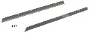 A-RSM61 - .190 Aluminum Heavy Duty Rack Surface Mount (Set of 2), Bolt On with Tri-Rect Tie Down Holes