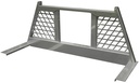 A-HF63W - .190g Aluminum Pickup HD Front Headache Rack, Tri-Rect Screens, Window