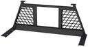 A-HF63W - .190g Aluminum Pickup HD Front Headache Rack, Tri-Rect Screens, Window