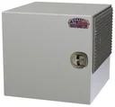 A-GB52 - Aluminum Generator Box, Super HD, All Smooth Finish, SS Back & Side Louvered Grills, Roll Out Shelf, Left Side Open Door with SS T-Handle Lock