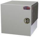A-GB52 - Aluminum Generator Box, Super HD, All Smooth Finish, SS Back & Side Louvered Grills, Roll Out Shelf, Left Side Open Door with SS T-Handle Lock