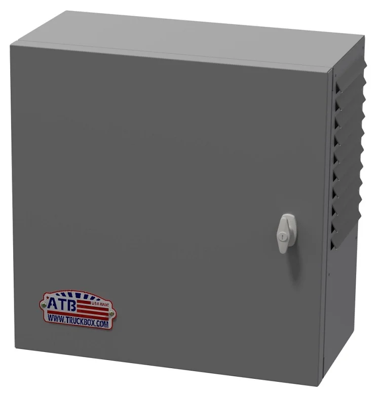 S-EC41B - Steel Electric Enclosure Cabinet (With False Back Panel), Single Side Open Doors with SS T-Twist Lock, Powder Coated Medium Gray Finish