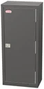 S-MS21 - 18g Galvanize Machine Storage Cabinet, HD Design, Spray Can Holder & Door Shelves, Single Door with Slam Latch and Galvanized Finish
