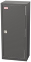 S-MS21 - 18g Galvanize Machine Storage Cabinet, HD Design, Spray Can Holder & Door Shelves, Single Door with Slam Latch and Galvanized Finish