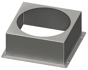 SS-AB21 - 18g Stainless Steel Ceiling Air Box for Register
