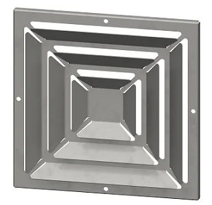 SS-AD21 - 18g Stainless Steel Ceiling Air Diffuser Register