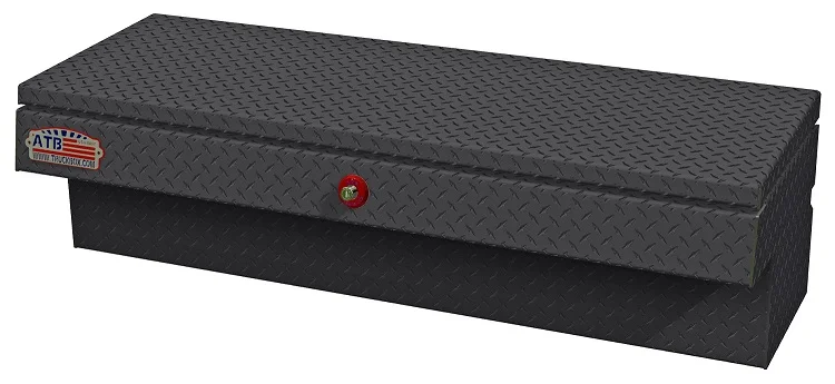 A-HS4 - 14"H x 17"D - Aluminum Super HD Pickup Truck Side Toolbox, High Capacity, Advanced Push Button Lock, Pro-Sliding Tray & Mounting Hardware