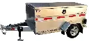 A-TP50 - Aluminum Trail Pro-Pak Trailer, Torflex Axles, 225/75 x 15" Aluminum Tire/Wheels