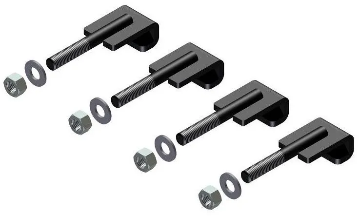 M3000H & M3001H - Step Box Installation Mounting Kit (Hook Style 4.5"to 6") for C-Frame Mount Application up to 150lbs.