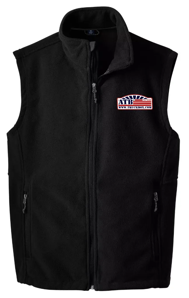 ATB Soft Shell and Fleece Vests, Front Zippered and Pockets - With ATB Logo