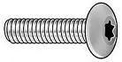 [1A440] 1A440 #10-24 x 1/2" - #10-24 x 1/2" 6-Lobe Drive Truss Head Grade 18-8 Stainless Steel Machine Screw.