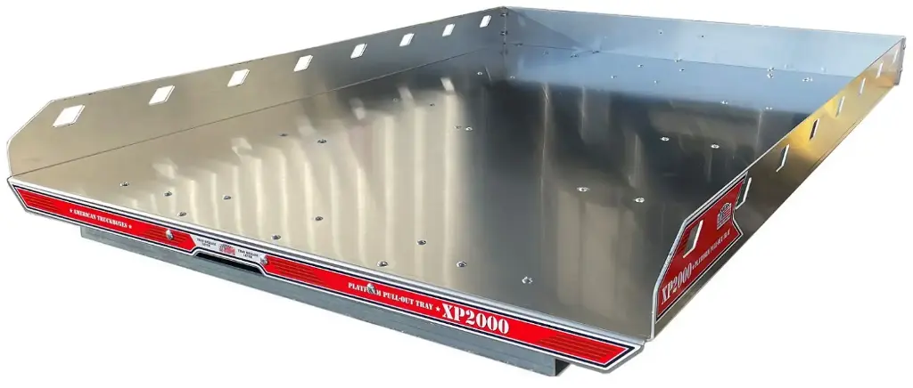 [A-PP52-58049-S] A-PP52 - 5"H x 80"D x 49"W - XP2000 Aluminum HD Pickup Bed Platform Pull-Out Tray for 6.9' Truck Beds Rated at 2000 Lbs.