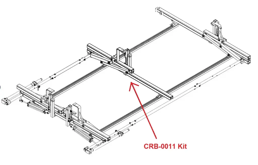 [ATB-CBR-0011] Prime Design CBR-0011 Assembly Pickup Rotation Kit - 62" Family Mid Crossbar Kit with Mountings for 6' foot Ladders