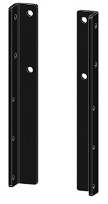 [M3050C] M3050C - Steel C-Frame Mounting Kit, HD Bolt-on Style, for C-Frame Mount Application and Powder Coated Black Finish.
