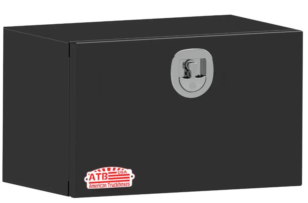 [S-SG41-181836SD-BX] S-SG41 - 18"H x 18"D x 36"W - Steel Truck Trailer Utility HD Toolbox, Single Drop Open Door with SS-T-Handle Lock, Powder Coated MX-Black