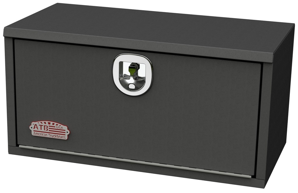 [S-SR55-182460DL-WX] S-SR55 - 18"H x 24"D x 60"W - 12g Steel Semi Truck Super HD Trailer Toolbox, Double Left Side Open Doors, SS Bar Latch Locks, Powder Coated X-White.