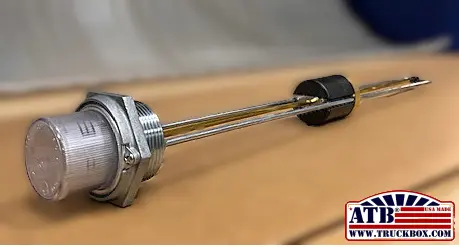 [TGLS-15-P18] Spiral Side-Reading Dial Level Gauge for 18" Height Tanks x 1.5" MNPT Connection