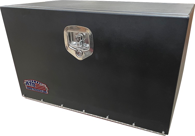 [S-DC41-S1-181836SD-BX4] S-DC41 - 18"H x 18"D x 36"W - Steel Drawer Utility Cabinet HD Toolbox, Drop Open Single Door, Single SS T-Handle Lock, Four Drawer (With Custom Divider System) & Powder Coated MX-Black Finish
