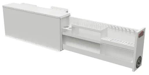 Aluminum Fender Box with tool organizer drawer